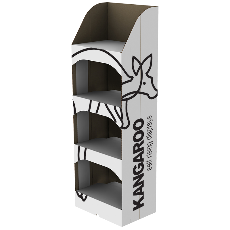 4-SHELF KANGAROO LITE SELF-RISING DISPLAY | CentralPac