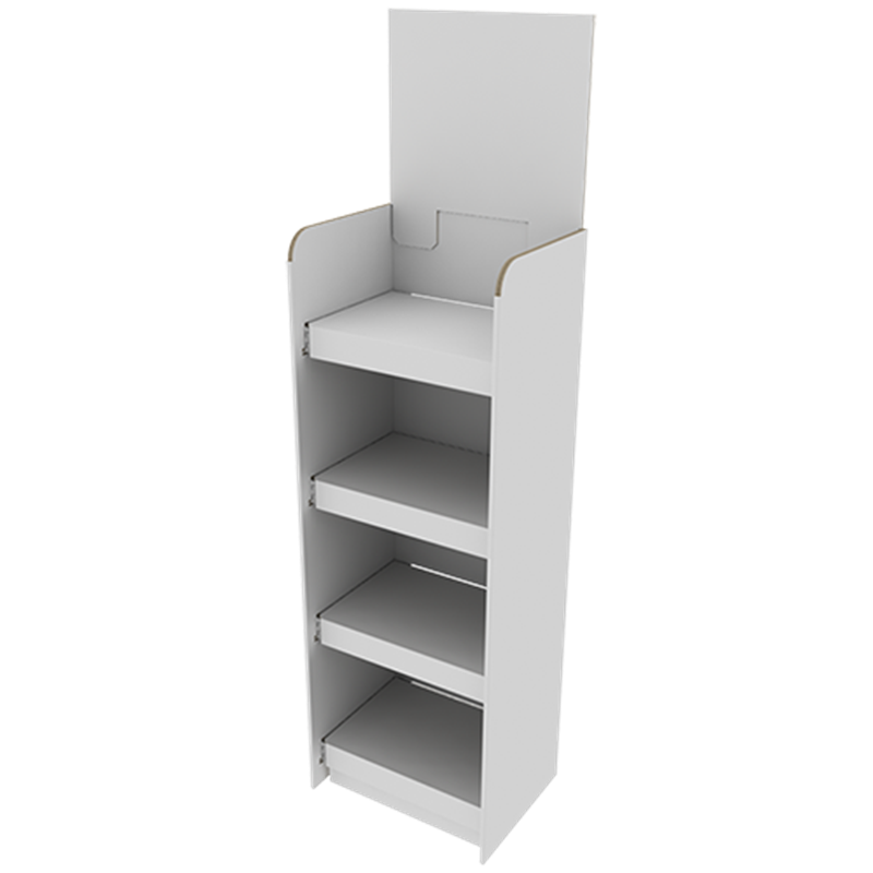 Kangaroo SelfRising 4Shelf Bookcase Retail Display CentralPac